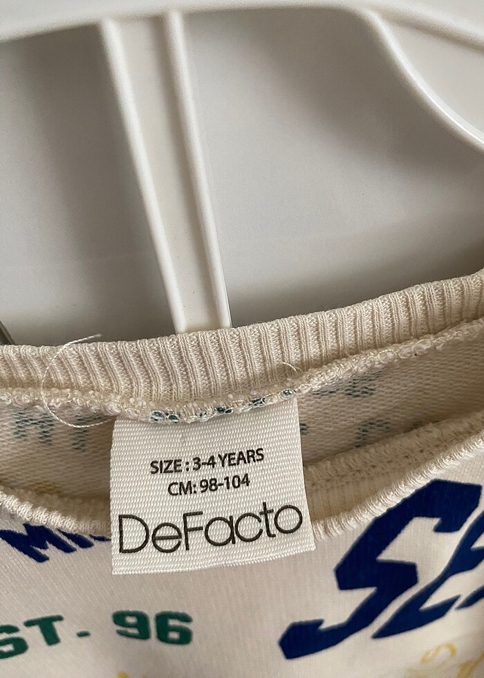 DeFacto üç yaş alt üst takım - Görsel 3