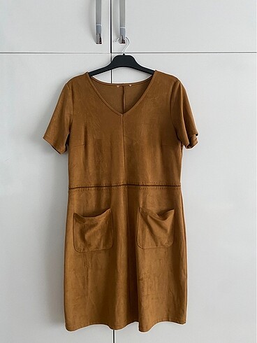 38-40 beden nubuk elbise