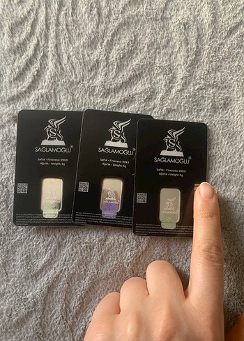 Sağlamoğlu 5 Gram 999.9 Saf Gümüş Bar - Görsel 2