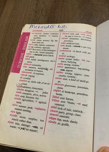 İlköğretim İngilizce-Türkçe Sözlük - Görsel 2