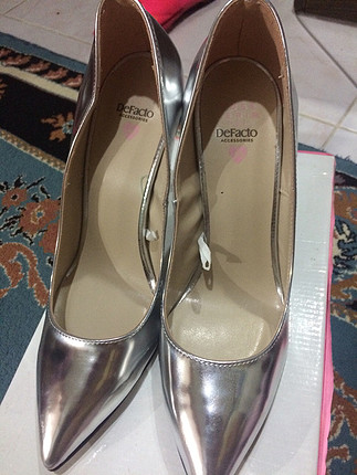 Defacto Gümüş stiletto