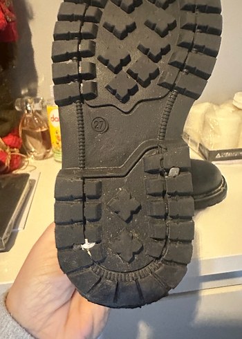 Tokalı Gri Erkek Çocuk Biker Bot - Görsel 4