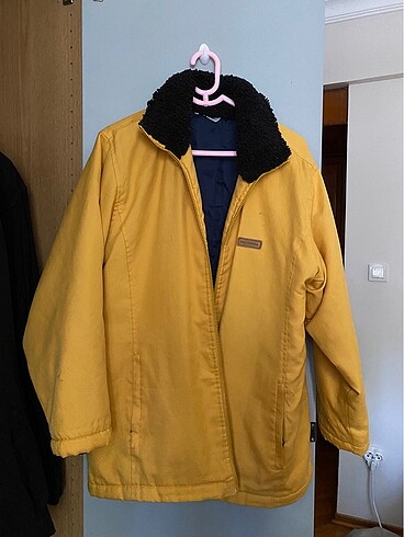 vintage sarı mont - Görsel 4