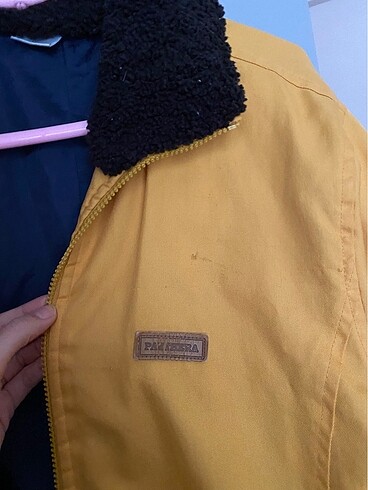 vintage sarı mont - Görsel 6