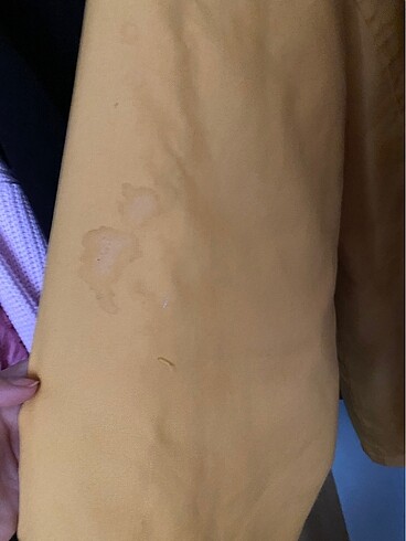 vintage sarı mont - Görsel 9