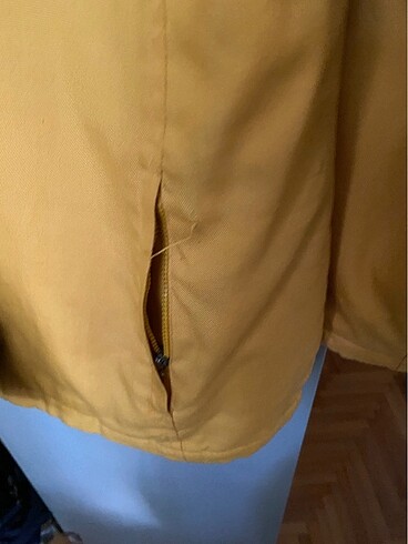 vintage sarı mont - Görsel 11