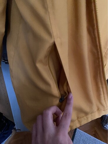 vintage sarı mont - Görsel 8