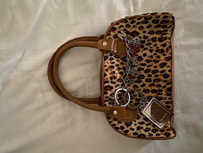 y2k mini leopar desenli çanta - Görsel 4
