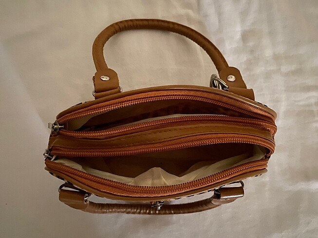 y2k mini leopar desenli çanta - Görsel 7