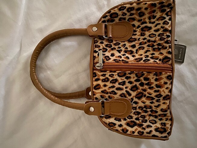 y2k mini leopar desenli çanta - Görsel 5