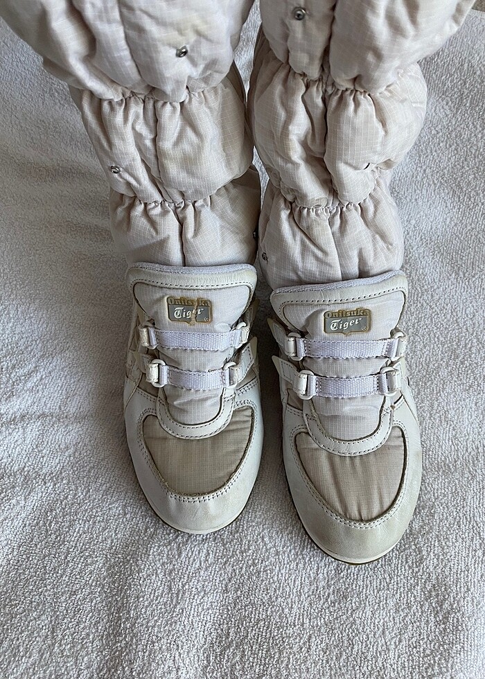 SATILDI onitsuka tiger peluş çizme bot - Görsel 5