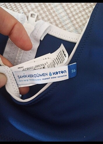 36 Beden lacivert Renk Koton bikini
