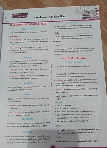 Biyoloji ders notu
