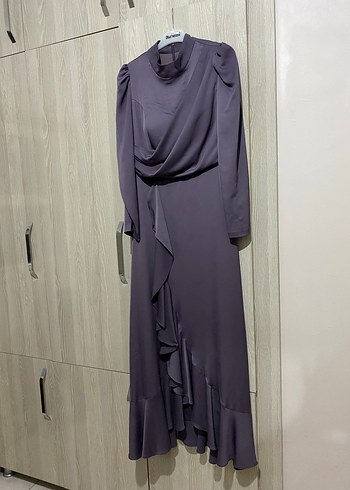 Gri V Yaka Hamile Tulum - Görsel 2