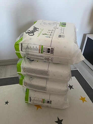6 Beden: 16+ kg Beden Sleepy bebek bezi hiç kullanılmadı