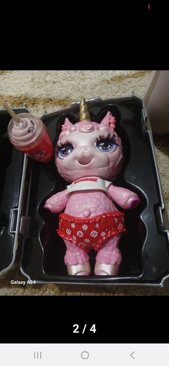 Pembe Unicorn Bebek ve Aksesuar Seti - Görsel 2