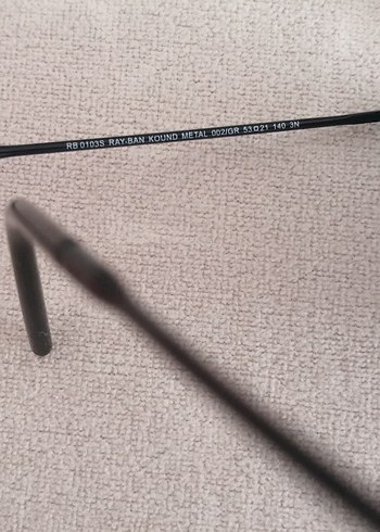  Beden siyah Renk Parlak Siyah Ray-Ban Uniseks Güneş Gözlüğü