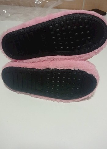 Kız Çocuk Pembe Sıcak Ev Terliği - Görsel 3