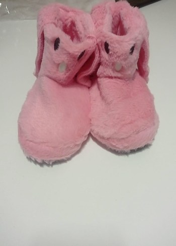 Kız Çocuk Pembe Sıcak Ev Terliği - Görsel 9