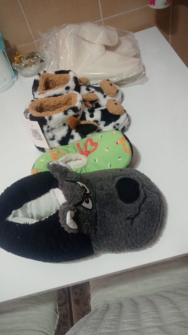 Kız Çocuk Pembe Sıcak Ev Terliği - Görsel 2