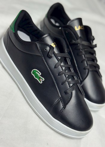 Lacoste Siyah Deri Sneaker