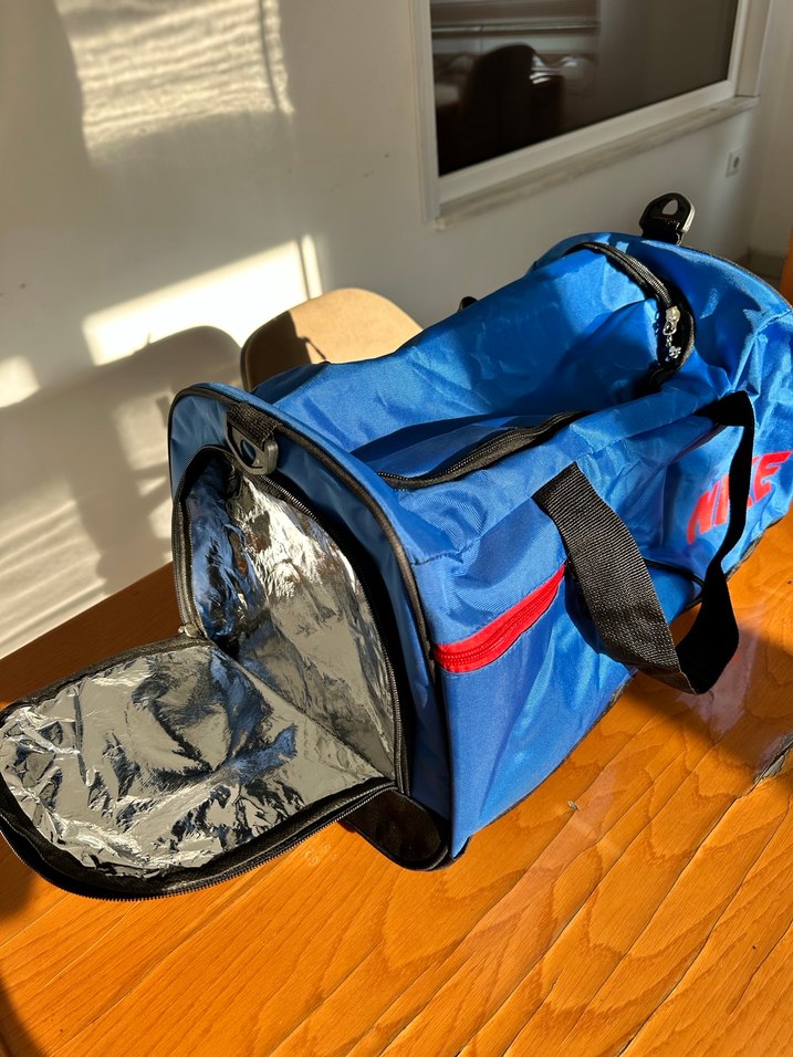 Nike Lacivert Fermuarlı Erkek Spor Çantası - Görsel 2