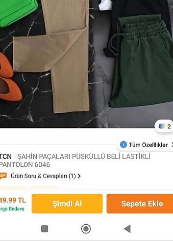 42 Beden camel Renk Paçaları püsküllü beli lastikli kadın pantolon
