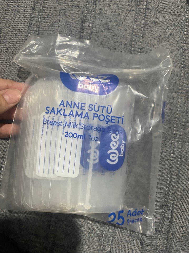 Anne Sütü Saklama Poşeti - Görsel 2