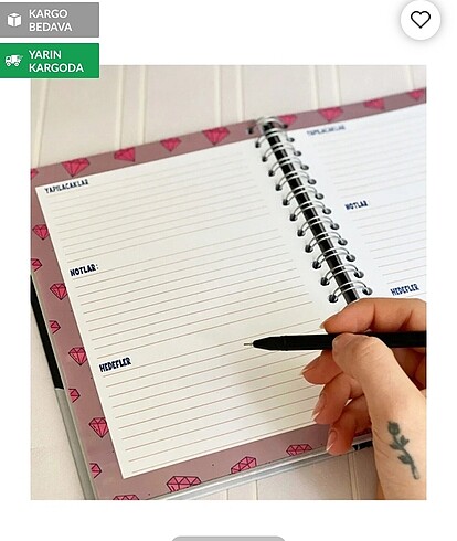 Süresiz planlayıcı defter