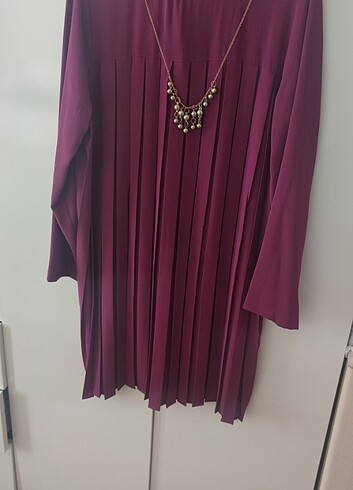 Mürdüm tunik-elbise