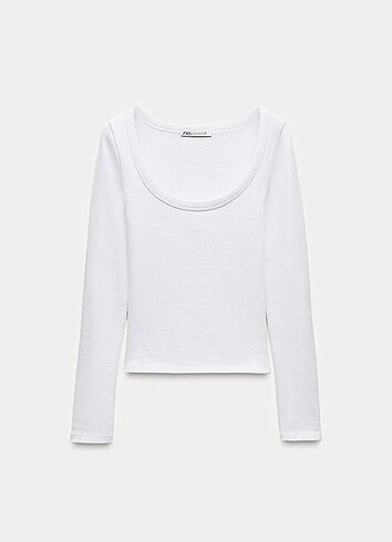 Zara uzun kollu t-shirt