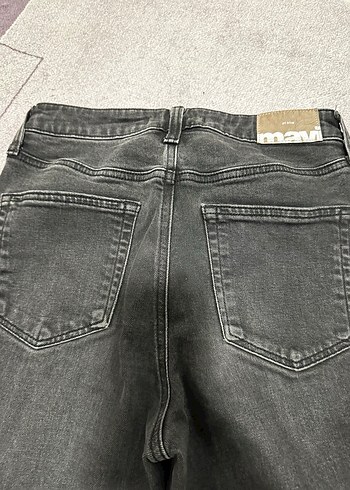 Gri Kadın Denim Regular Fit Jean - Görsel 4
