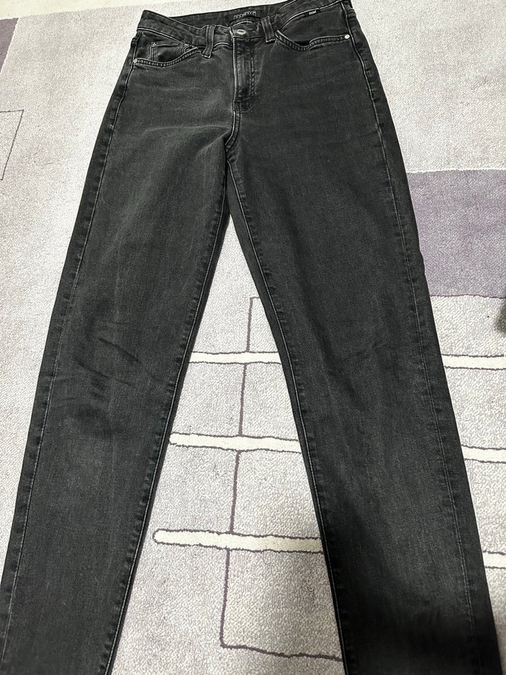Gri Kadın Denim Regular Fit Jean - Görsel 2