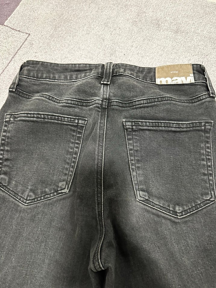 Gri Kadın Denim Regular Fit Jean - Görsel 4