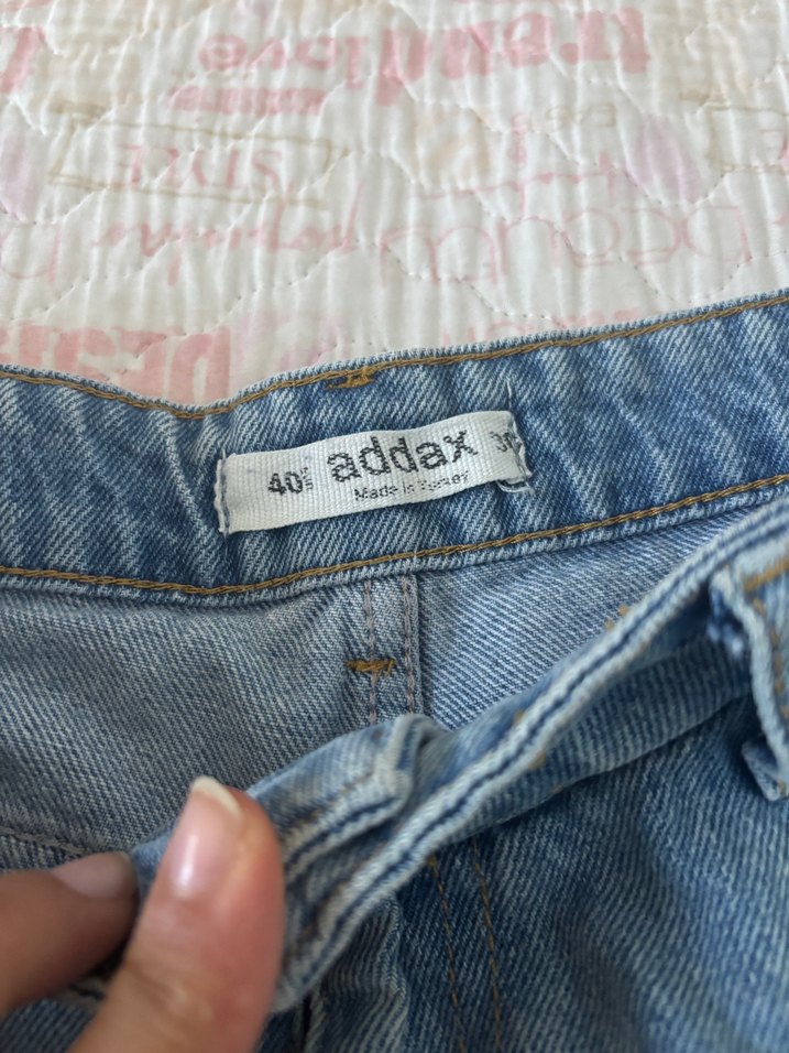 Mavi Kısa Kadın Denim Şort - Görsel 2