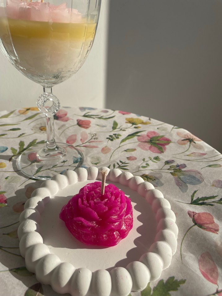 çok renkli şakayık mumları - Görsel 3