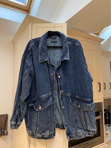 Trendyol oversize hic giyilmemis ceket