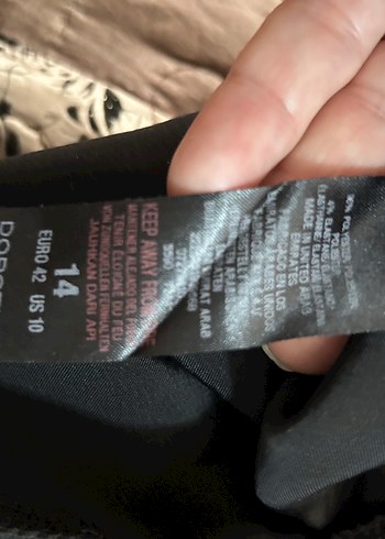 40 Beden Siyah Kadın Kısa Kollu Uzun Triko Elbise