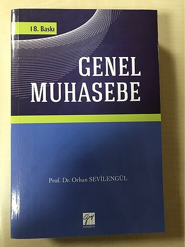 Genel Muhasebe-Orhan Sevilengül