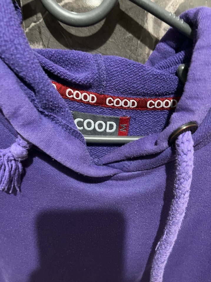 Mor Kapüşonlu Kadın Sweatshirt - Görsel 2