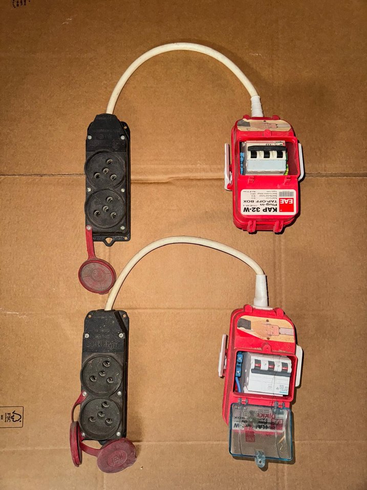 Kırmızı KAP 32-W Plug-in Elektrik Kutusu - Görsel 2