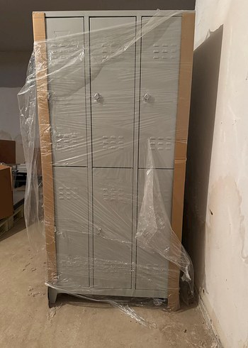 Bej ve Gri Çok Bölmeli Dolap Organizeri - Görsel 2