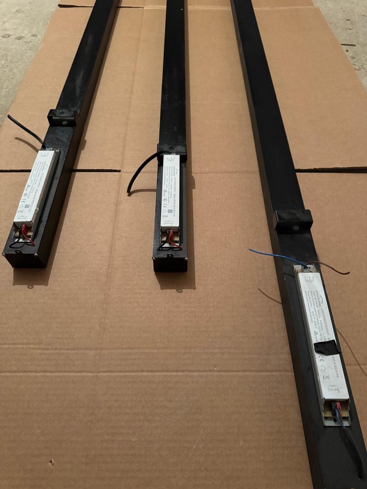 Bej Renkli Uzun LED Lamba 5'li Set - Görsel 4