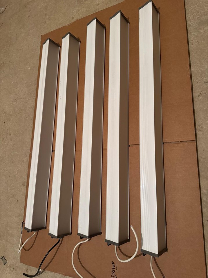 Bej Renkli Uzun LED Lamba 5'li Set - Görsel 2