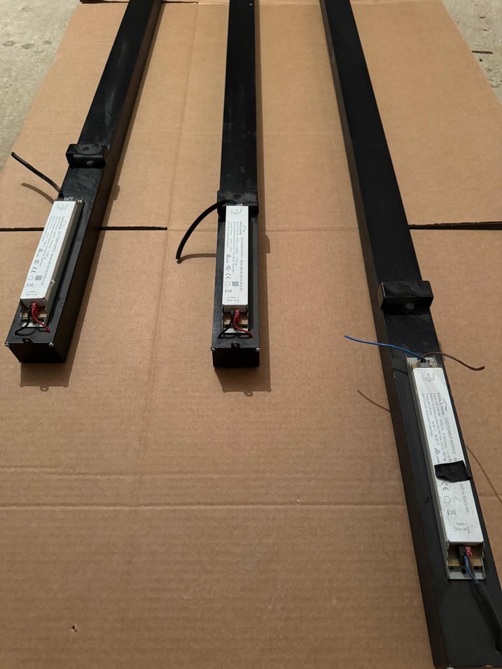 Bej Renkli Uzun LED Lamba 5'li Set - Görsel 5