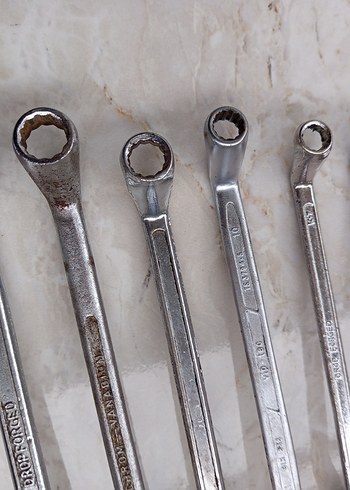 Gri Kombine Anahtar Seti - Görsel 2