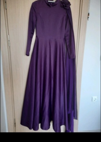 abiye kollu elbise - Görsel 2