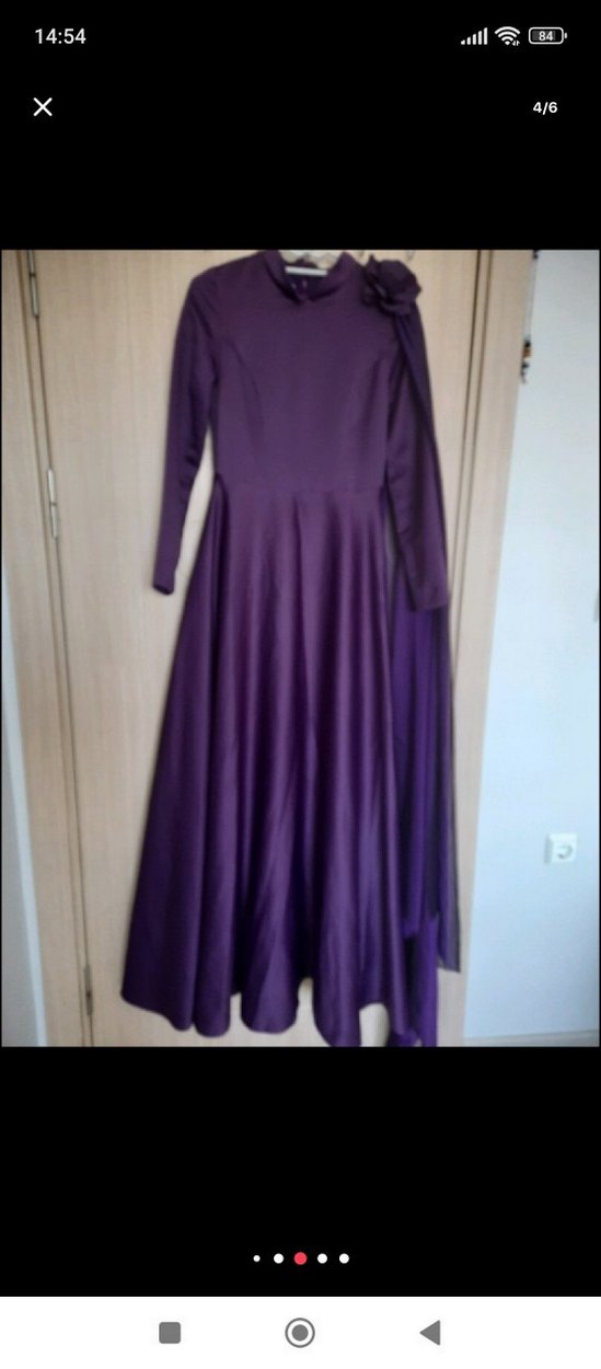 abiye kollu elbise - Görsel 2