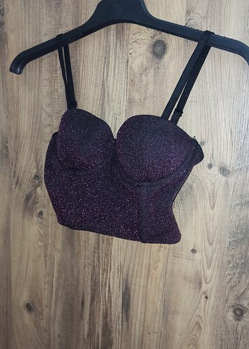 Parlak Korse Büstiyer - Görsel 3