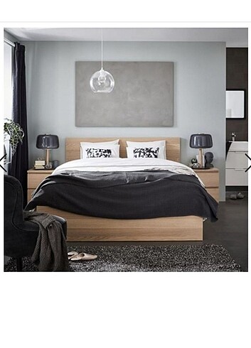 IKEA MALM LURÖY BEYAZ 